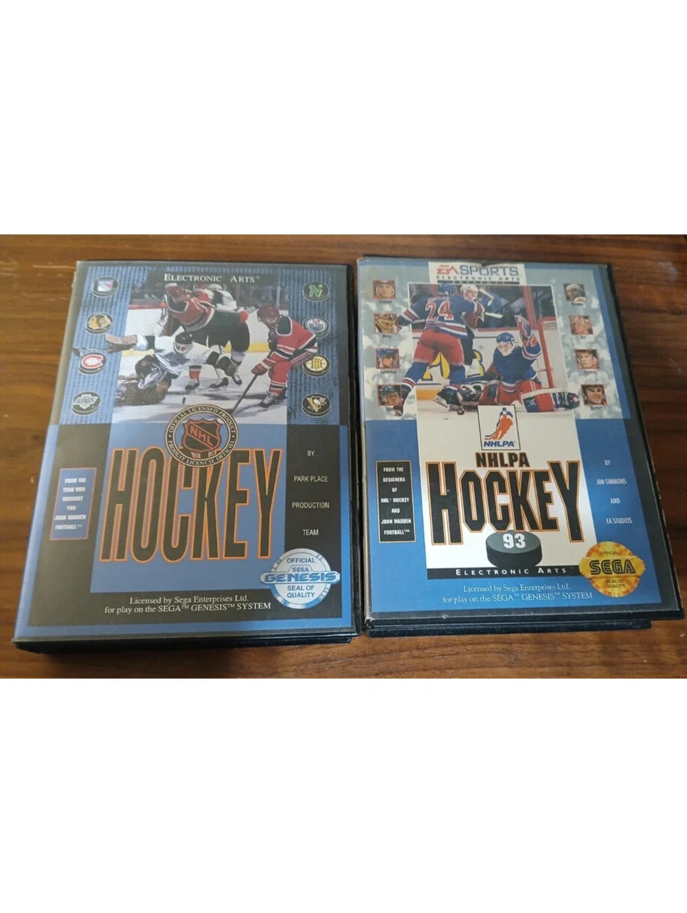 NHL Hockey & NHLPA Hockey 93 (Sega Genesis) Bundle